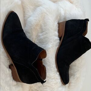 Franco Sarto sued booties